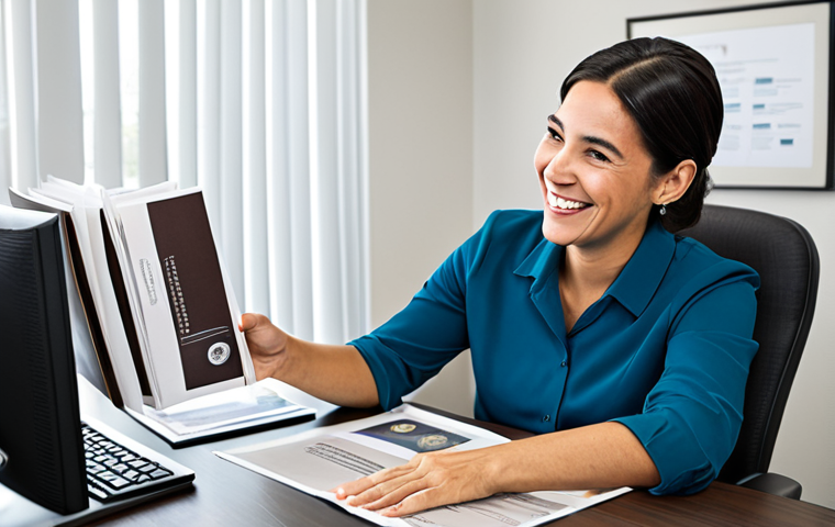 **
"A dedicated career counselor, fully clothed in professional attire, assisting a client in a modern, accessible office, safe for work, appropriate content, perfect anatomy, natural proportions, professional, family-friendly. The counselor is explaining options on a computer screen, with brochures and resources visible on the desk. The client is smiling, demonstrating a positive and hopeful attitude. The setting is bright and welcoming, with natural light and plants. Focus on empathy and guidance."
**