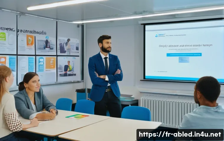 장애인상담사 자격 취득 시기 - A professional French training classroom setting focused on social and medico-social work certificat...